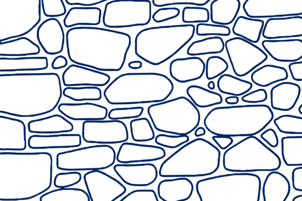 Full-Size Traditional Stone laying style