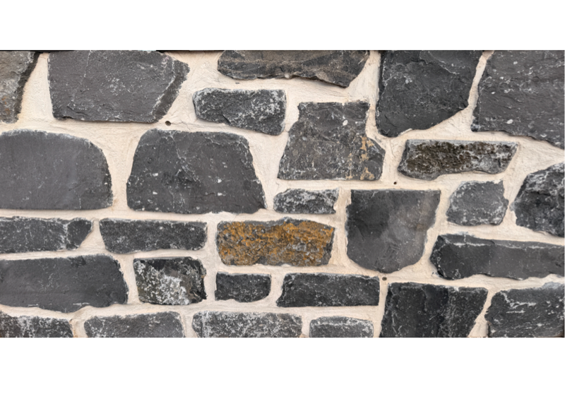 Irish Black stone cladding